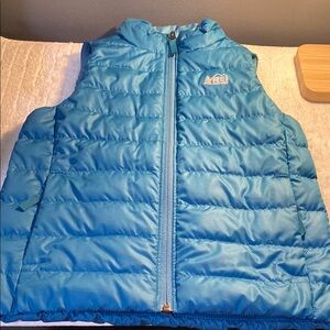 REI Turquoise Quilted Vest - Kids